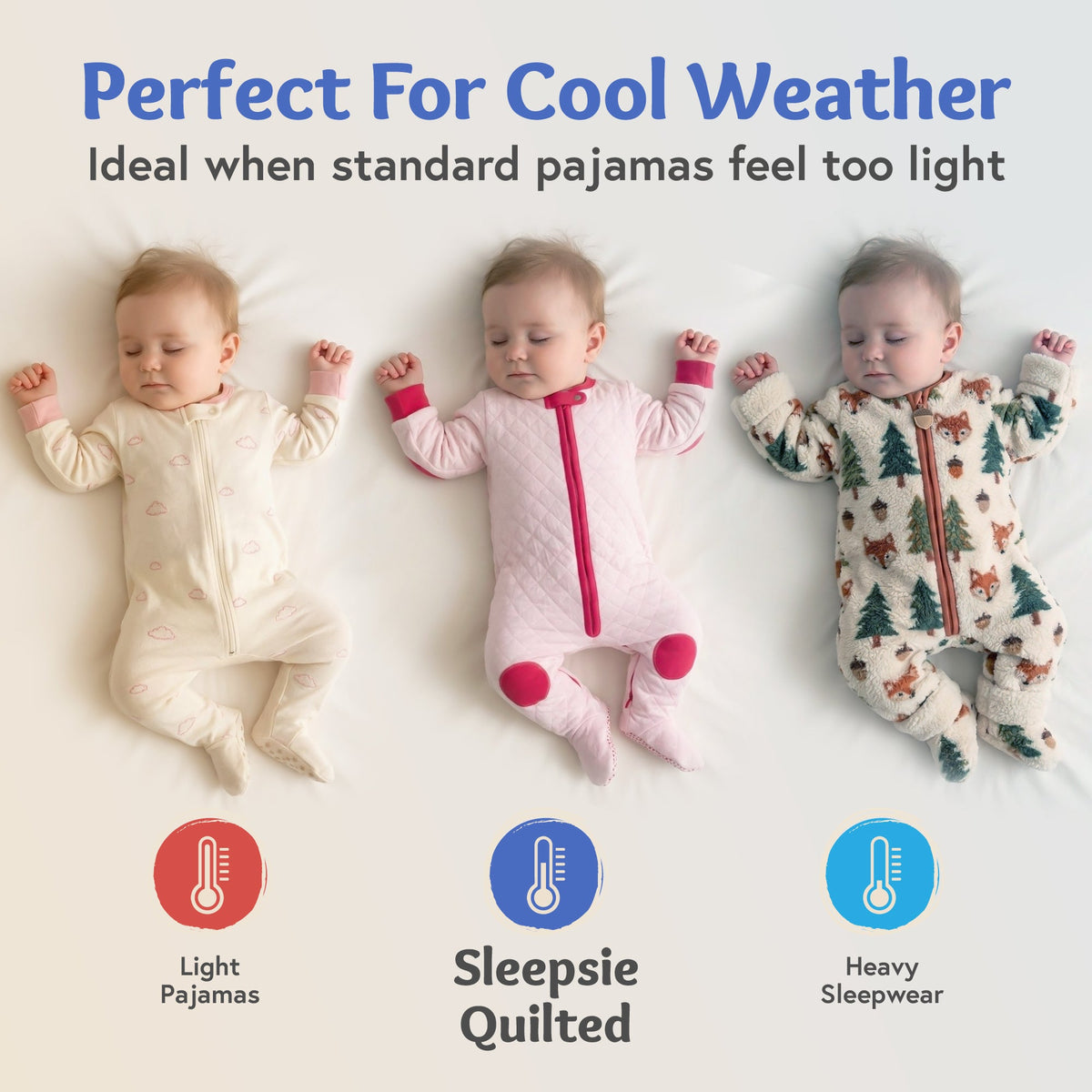 Sleepsie Quilted Pajamas
