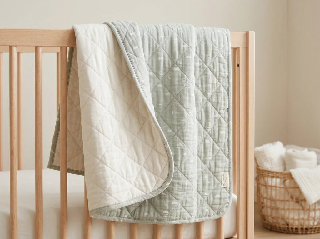 Breathable Reversible Baby Quilt