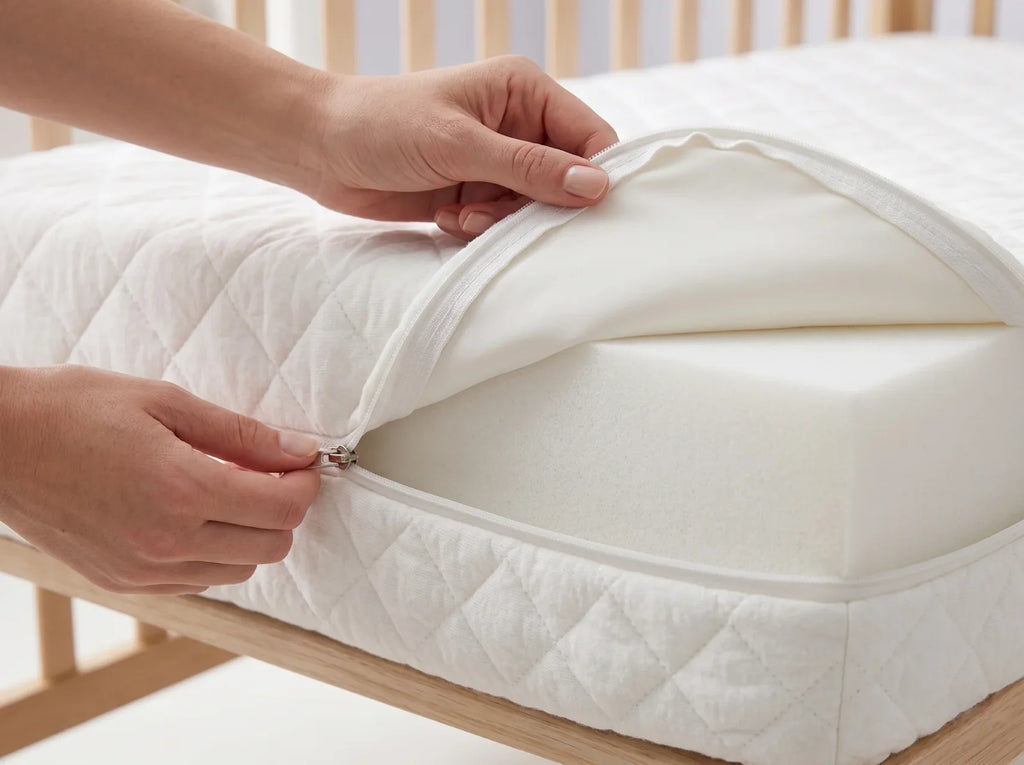 Dual-Sided Memory Foam Crib & Toddler Mattress